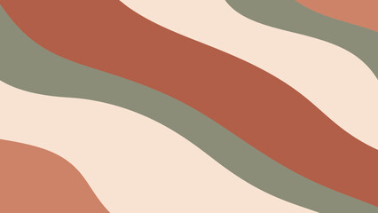 Abstract Wavy Pattern in Earthy Tones for Modern Design.