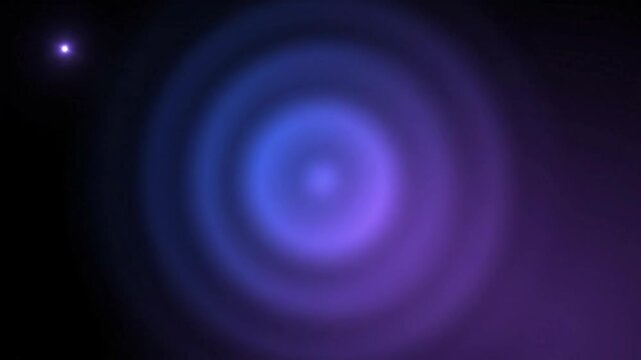 Violet Nebula Formation in Deep Space.