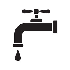 Water Tap Icon for Conservation and Sustainability