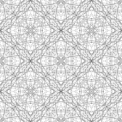 seamless creative pattern, ornament, modern black lines background, fashion print, original vector decoration