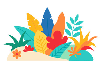 vector illustration of a hand holding a flower