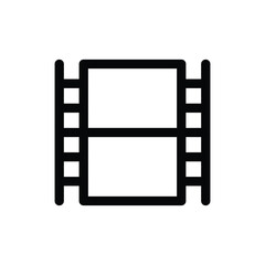 Obraz premium movie film strip outline icon vector design good for web or mobile app