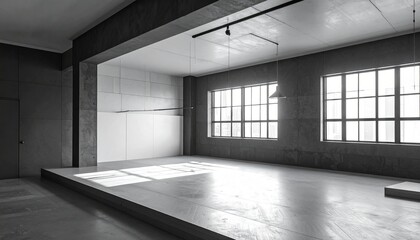 empty room with window