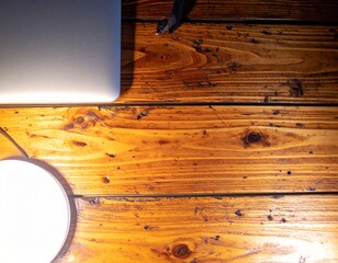 Vintage Aesthetic with Modern Tech (Remote Work)