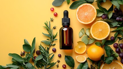 Citrus essential oil display