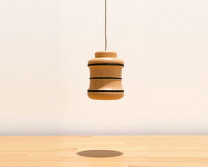 wooden table lamp