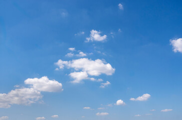 White cloud background and blue sky photo