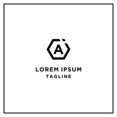 ja or aj hexagon logo