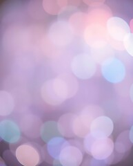 Soft pastel colored bokeh background with blurred circles