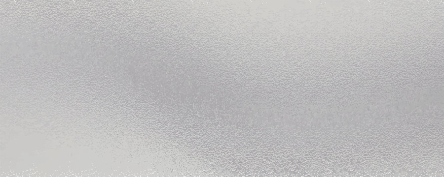 Silver gradient background. Foil paper, glitter effect. Chrome metal grey pattern. Gradation noise texture. Vector abstract illustration for web, card, bg, certificate design