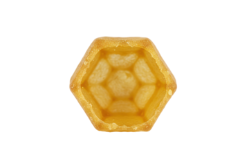 Intricate Honeycomb Structure Captures Golden Nectar in Hexagonal Cells