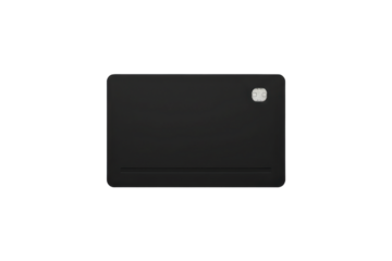 Minimalist representation of a dark-toned tablet computer with a modern design aesthetic