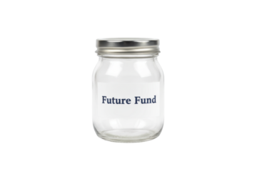 Savings Jar Depicting Financial Planning and Security for Future Endeavors Investment