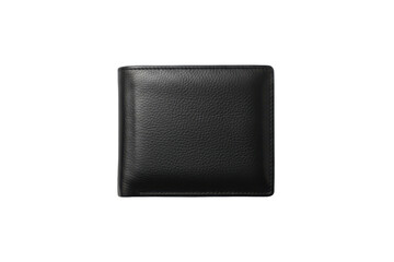 Fototapeta premium Sophisticated Leather Wallet Displayed on a Dark Surface, Ideal for Finance Concepts