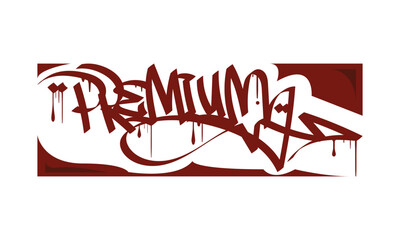PREMIUM graffiti tag style design