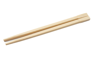 Wooden Chopsticks on a Beige Surface: A Detailed Culinary Utensil Representation
