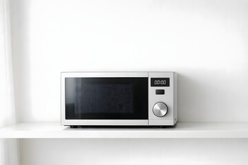 Fototapeta premium Modern Microwave Oven for Home Kitchens and Appliance Marketing