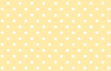 シンプルな星柄の背景素材　黄色