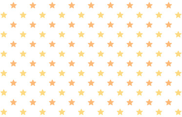 黄色とオレンジの星柄の背景素材