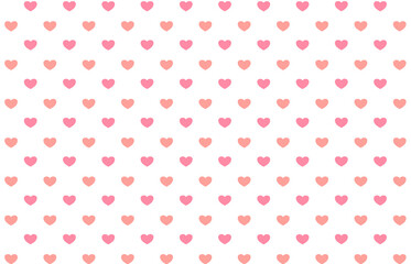 赤とピンクのハート柄　背景素材