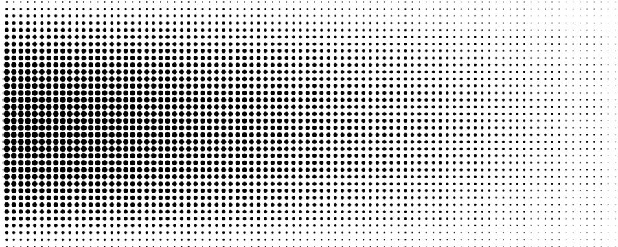 Halftone dotted abstract background. Grain gradient texture background with dots. Noise Stipple pointillism pattern. Sand, grain, grunge stipple effect. Abstract texture, vector illustration. modern