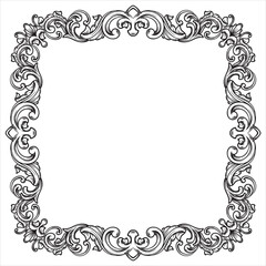 Antique Ornamental Frame with Classic Style