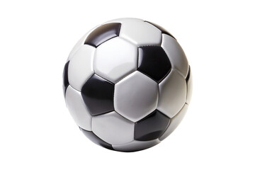 Naklejka premium Speed Motion Soccer Ball PNG with Transparent Background.