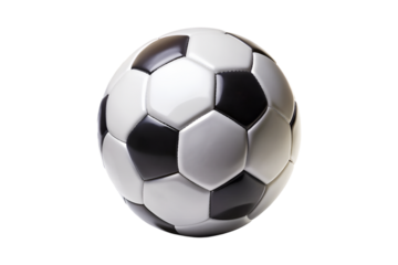 Speed Motion Soccer Ball PNG with Transparent Background.