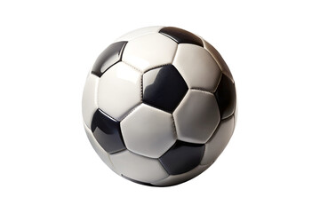 Fototapeta premium Fast Soccer Ball Isolated on Transparent Background.
