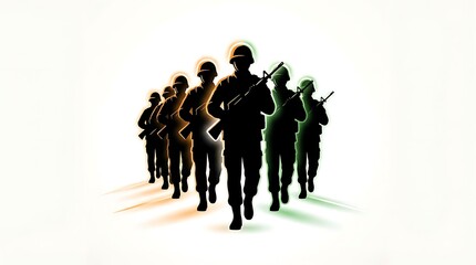 Patriotic Indian Army Day Poster with Military Tribute