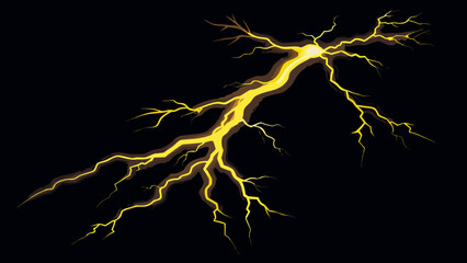 Electrifying bolt of lightning