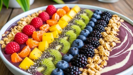 Colorful Fruit and Gran Pageychia Bowl.