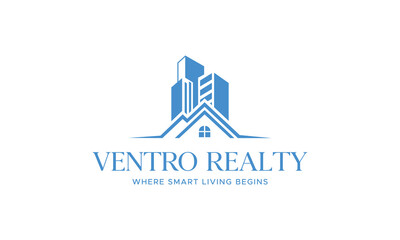 Luxury Real Estate Logo Design &ndash; Crown, House, Roof & Skyline Icon