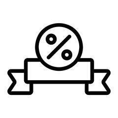 sale line icon