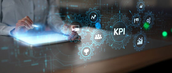 KPI Analytics and Business Performance Measurement Dashboard.