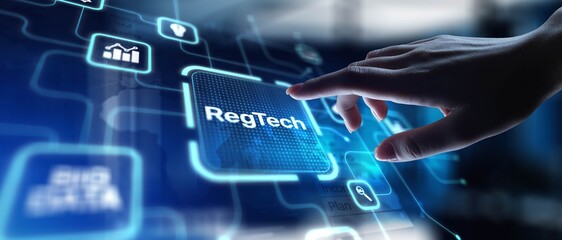 RegTech Interface Emerging from Processor Circuit with Human Interaction.