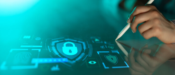 Secure Authentication and Data Protection with Biometric and Password Access.