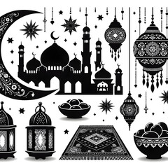 islamic calligraphy set