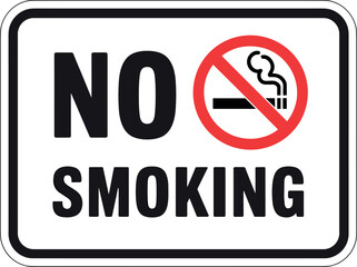 No smoking sign prohibition smoking ban page 
