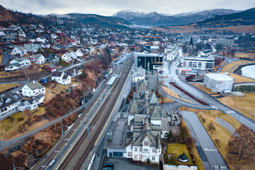 The Norwegian city and town Voss