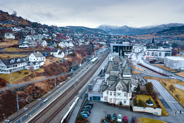 The Norwegian city and town Voss