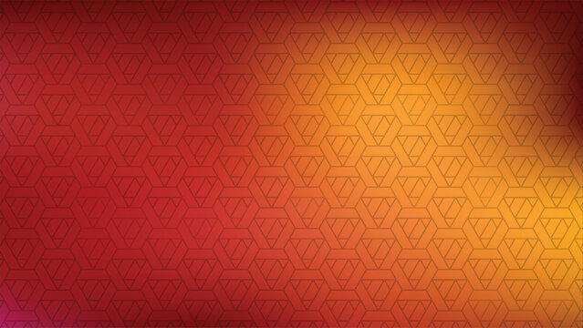 Abstract Gradient Background With Geometric Pattern, Vivid Orange And Red Texture, Modern Design Element