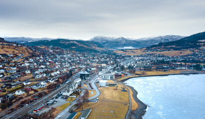 The Norwegian city and town Voss