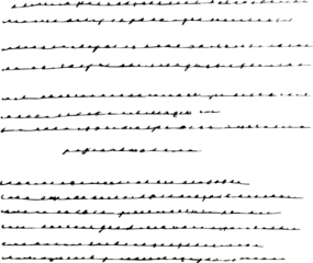 Writing letter hand drawing overlay