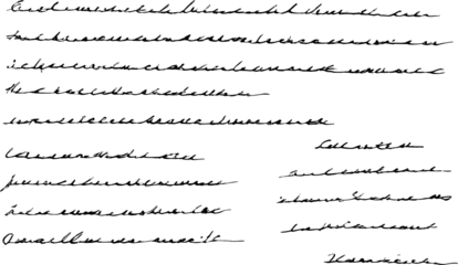 Writing letter hand drawing overlay