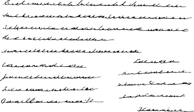 Writing letter hand drawing overlay