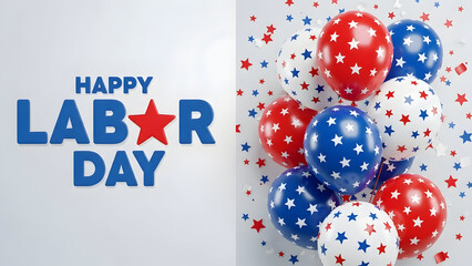 Celebrating national freedom day with patriotic cheer and labor day festivities