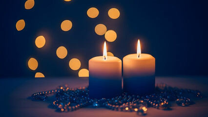 National freedom day celebrating emancipation and liberty with candles of hope