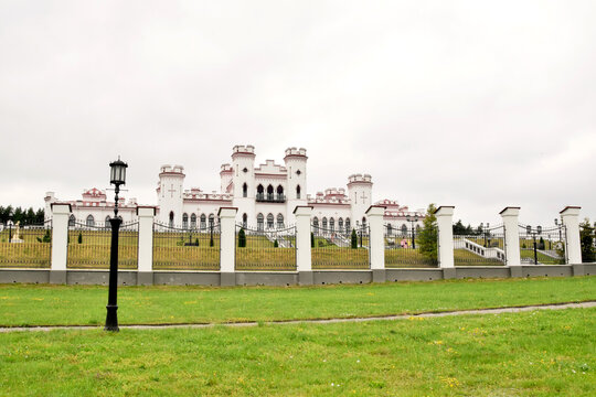 North-eastern facade of the Puslovsky Palace (Kossovo Castle). Kossovo. Ivatsevichi district. Brest region. Belarus