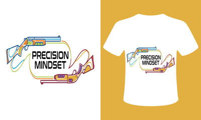 Precision mindset graphic design